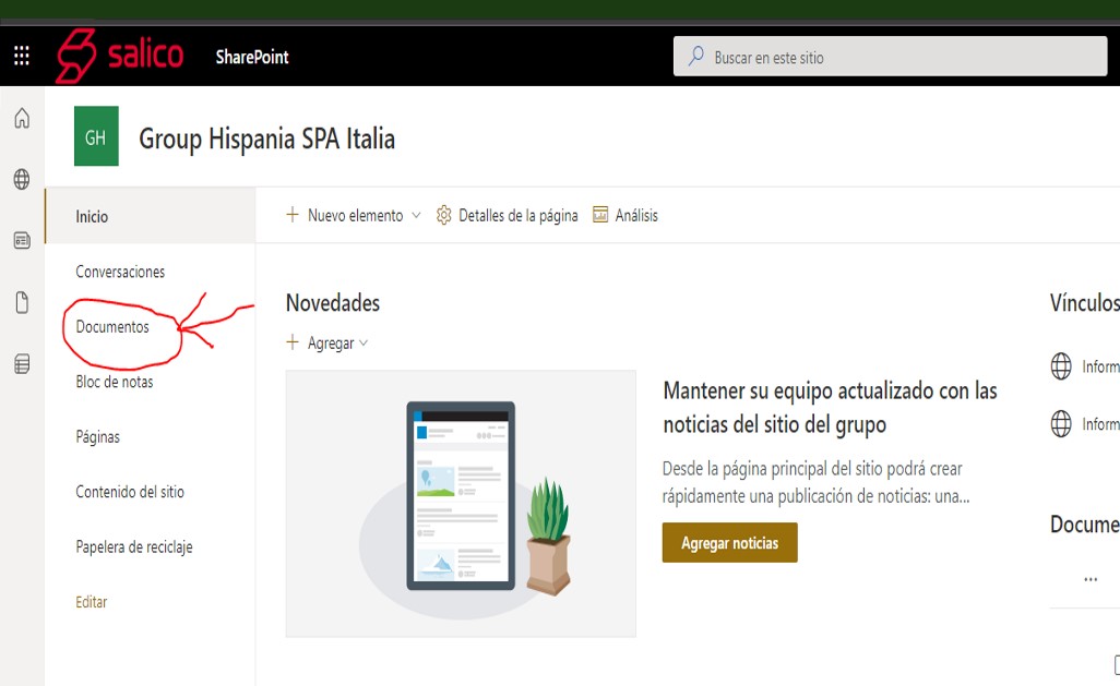 Sincronizar carpetas en SharePoint